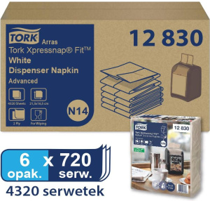 Диспенсер для салфеток Tork Xpressnap Fit N14, натуральный