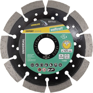 Диск алмазный отрезной Wolfcraft Universal EXPERT 8311000, 125 мм