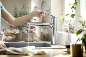 Смеситель для кухни Hansgrohe 74801000, хром