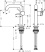 Смеситель для умывальника Hansgrohe Tecturis S 73342140, шлифованная бронза
