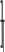 Душевая штанга Hansgrohe Pulsify 24401670, матовый черный