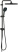 Душевая система Grohe Tempesta System 250мм Cube 269772431, матовый черный