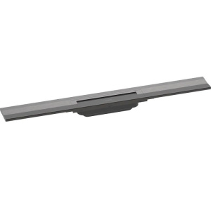 Внешний сливной эдемент Hansgrohe Raindrain Flex 70см настенный 56050340, черный матовый хром