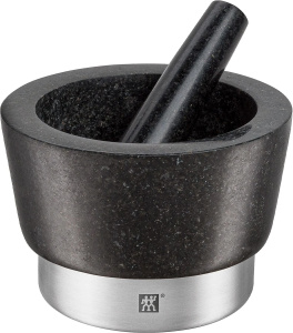 Ступка с пестиком Zwilling 1003067 15см, черная