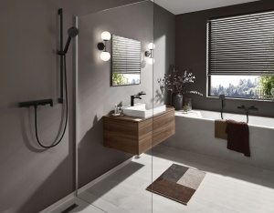 Смеситель для душа Hansgrohe Vivenis черный матовый 75620670