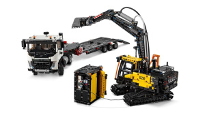 Lego Technic 42175 Грузовик Volvo FMX и экскаватор EC230