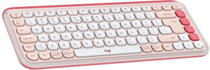 Клавиатура Logitech POP Icon Keys 920013073, розовая