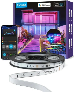 Светодиодная лента Govee H6172, уличная, Wi-Fi, Bluetooth, RGBIC, IP65, 10 м