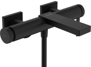 Смеситель для ванны Hansgrohe Tecturis E 73420670, матовый черный