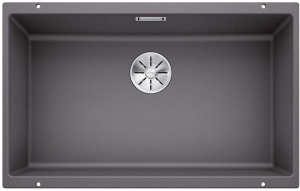 Кухонная мойка Blanco Subline 700-U Silgranit PuraDur 523443, серый камень