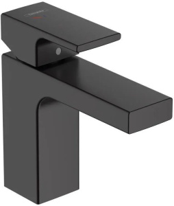 Смеситель для раковины Hansgrohe Vernis Shape 100 Coolstart 71594670, матовый черный