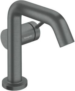 Смеситель для раковины Hansgrohe Tecturis S Fine 73321340, шлифованный черный хром