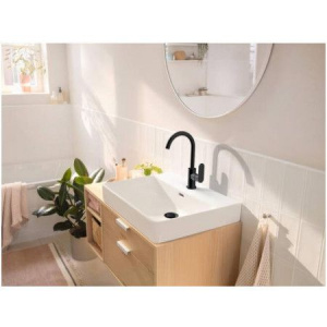 Смеситель для раковины Hansgrohe Rebris S 72536670, матовый черный