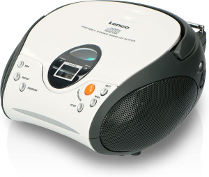 CD-проигрыватель с FM-радио Lenco SCD-24W, белый