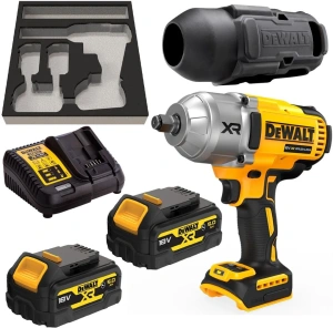 Аккумуляторный ударный гайковерт DeWALT DCF900P2G-QW с АКБ и ЗУ