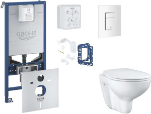 Комплект инсталляции Grohe Rapid SLX Softclose Skate Cosmopolitan biel SANI11BB3133