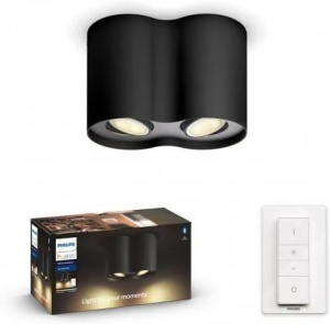 Потолочный светильник Philips Hue White Ambiance Pillar 929003046401 черный