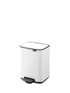Мусорное ведро с педалью Brabantia 236723 4л, белое