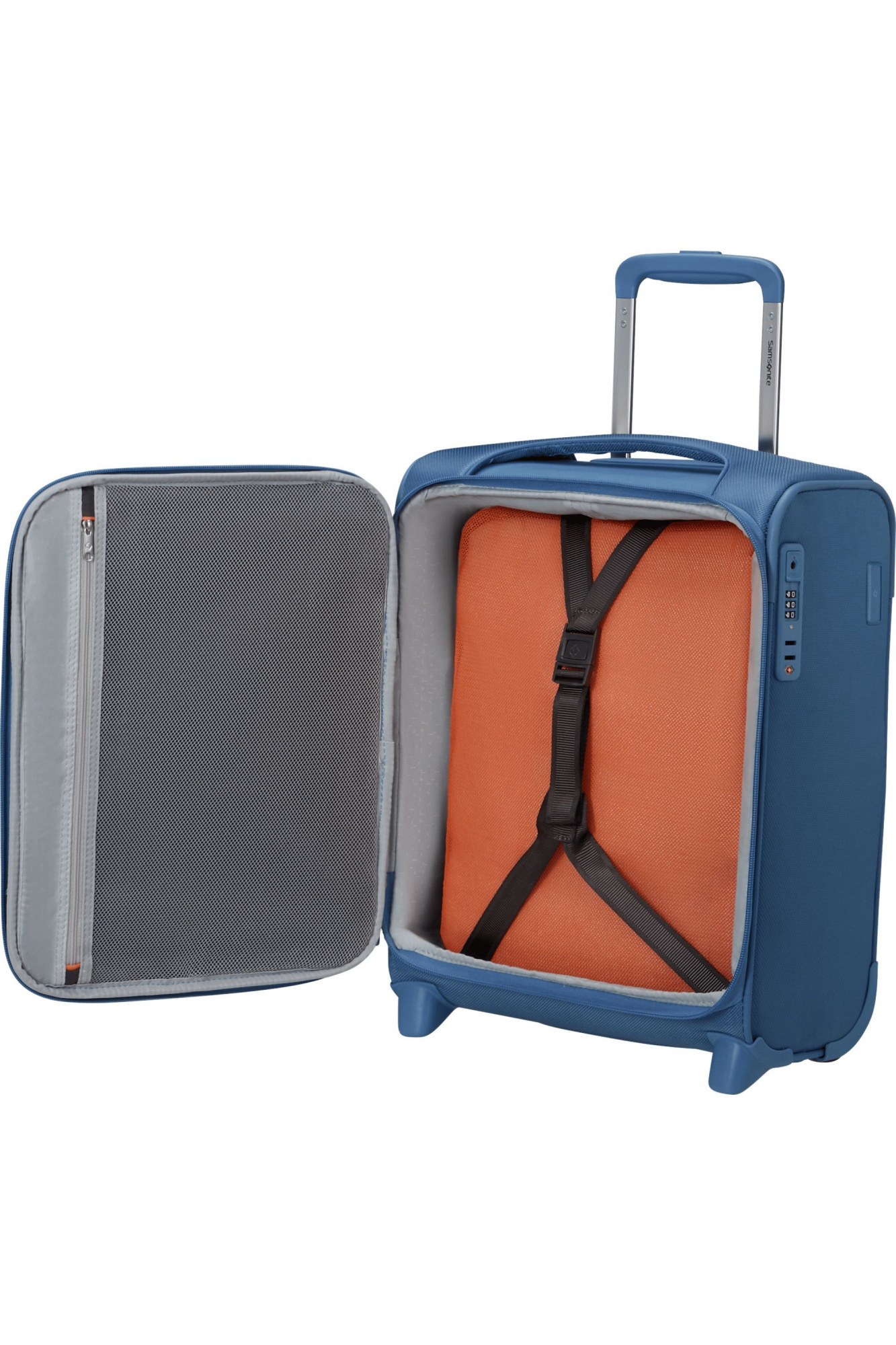 Чемодан Samsonite Re-Lite, 45 см, 29 л, светло-синий (154965-6187)