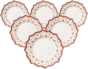 Набор обеденных тарелок Villeroy & Boch Toy's Delight 28см 6 предметов 1485852621