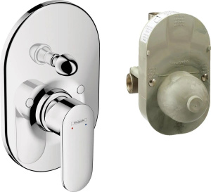 Смеситель для ванны Hansgrohe Vernis Blend Kpl 71473000, хром