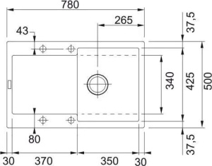 Кухонная раковина Franke Maris MRG 611-78 114.0675.998, Ореховый