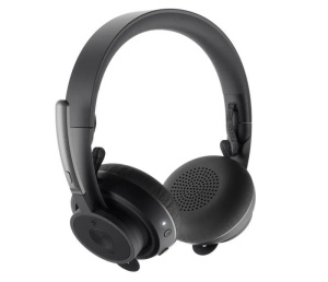 Беспроводная Bluetooth-гарнитура с донглом Logitech Headset Wireless Zone UC Graphite (981-000914)