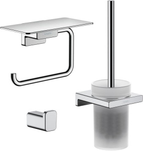 Набор аксессуаров Hansgrohe AddStoris 41752000+41742000+41772000, хром