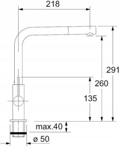 Кухонный кран Franke Neptune Evo 115.0373.943, хром