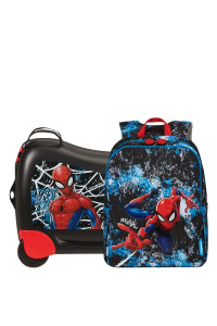Набор чемодан-каталка и рюкзак Samsonite Dream2Go Disney S 52см, Spiderman Mystery 149353-A652/154945-A652