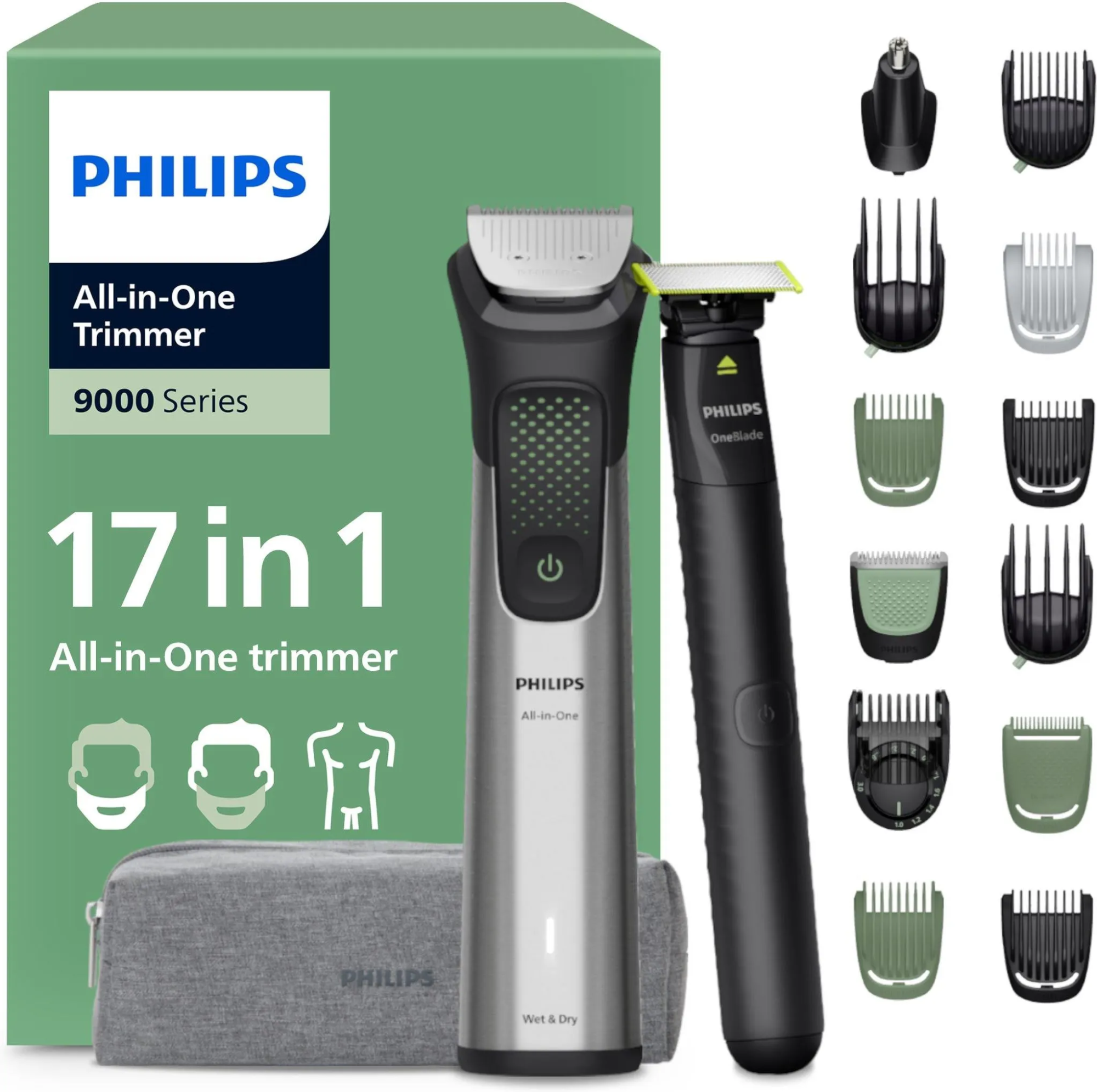 Триммер PHILIPS All-in-One seria 9000 MG9535/15