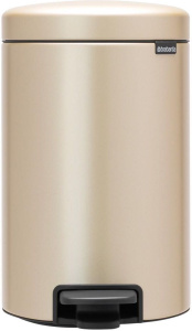 Мусорное ведро с педалью Brabantia NewIcon 304446 12л, шампань