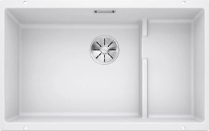 Врезная кухонная мойка 46 см, Blanco Subline 700-U Level Silgranit PuraDur с InFino, белый (523542)