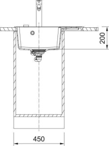 Кухонная раковина Franke Centro CNG 611-62 TL 114.0633.131, черный матовый