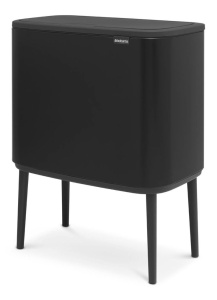Мусорное ведро Brabantia Bo Touch Bin 316067 3×11л, матовое черное