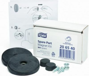 Комплект магнитов Tork 206540 для крепления диспенсеров для чистящих салфеток