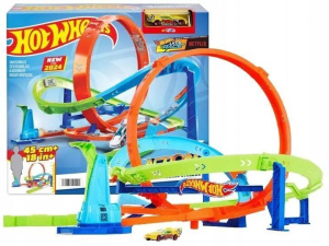 Игрушечный трек Hot Wheels Action - Пусковая установка Причудливый торнадо - Хот Вилс HTK16