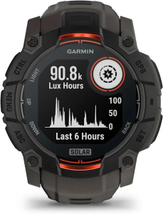 Смарт-часы Garmin Instinct 3 Solar Black 50 mm Солнечный чёрный