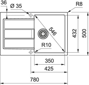 Кухонная раковина Franke Sirius 2.0 S2D 611-78 143.0613.583, ореховый
