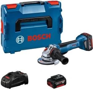 Аккумуляторная угловая шлифовальная машина болгарка Bosch GWS 18V-10 P Professional 06019J4101