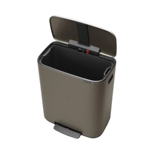 Мусорное ведро с педалью Brabantia Bo 211409 60л, платина