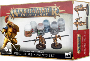 Набор миниатюр Games Workshop Age of Sigmar Stormcast Eternals Vindictors + Paints Set