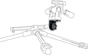 Угловой адаптер для головки Manfrotto MN553, чёрный