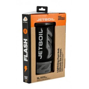 Туристическая плита Jetboli New Flash Personal Cooking System Carbon, черный, оранжевый