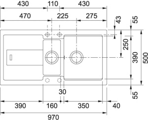 Кухонная раковина Franke Bellini BLG 651 114.0324.238, коричневый/капучино