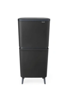 Контейнер для сортировки отходов Brabantia SortUp Hi 275067, 20 + 25 л, тёмно-серый