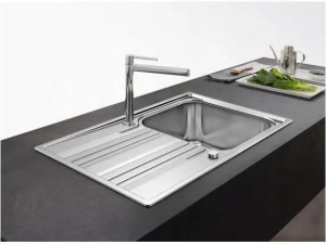 Кухонная раковина Franke Smart SRL 611-86 XL 101.0368.324, нержавеющая сталь лен