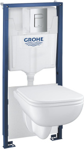 Комплект инсталляции с унитазом Grohe Solido 5 в 1 39817000