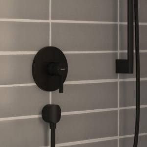 Смеситель для душа Hansgrohe LivaFine 72666670, матовый черный