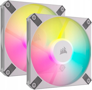 Вентилятор для корпуса Corsair AF120 RGB Slim CO9050165WW, белый, 2шт